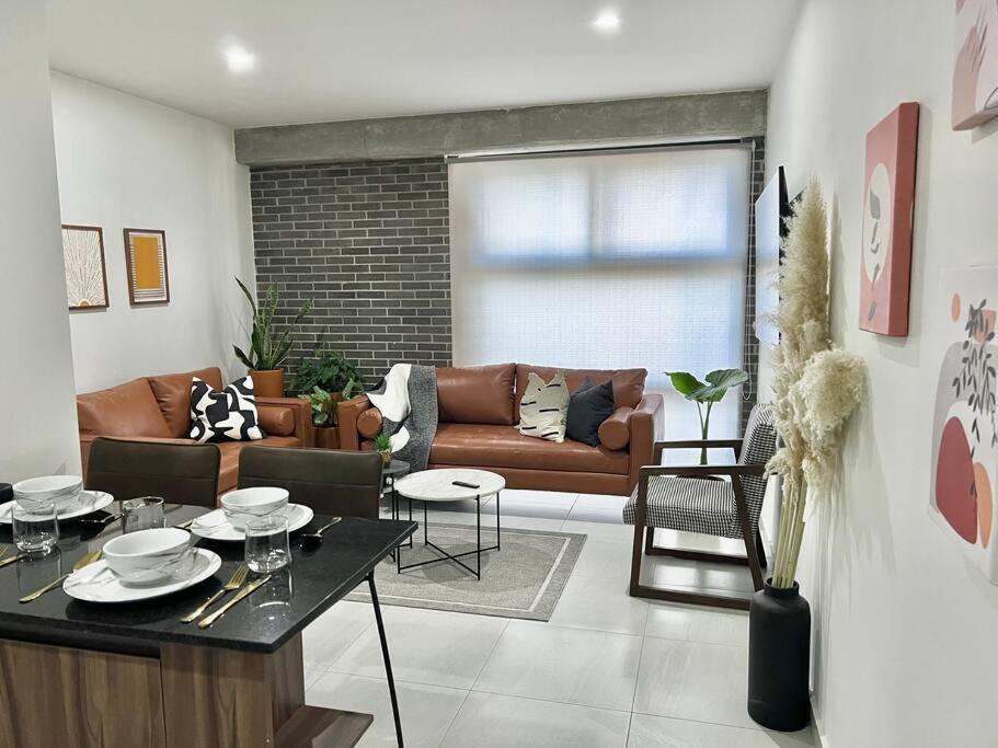 Appartamento Depa Boho Al Sur Pet Friendly Piscina Gym Sala De Cine Guadalajara Esterno foto